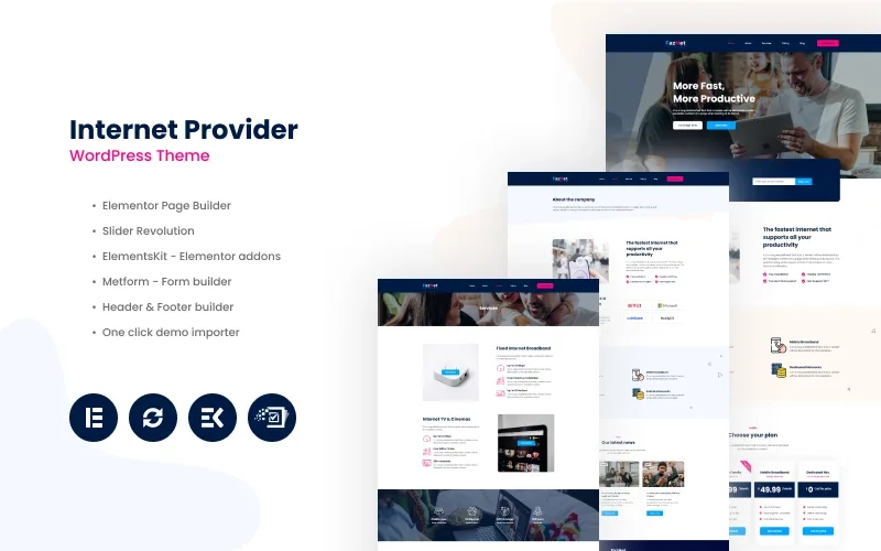 FazNet – Internet Provider WordPress Theme