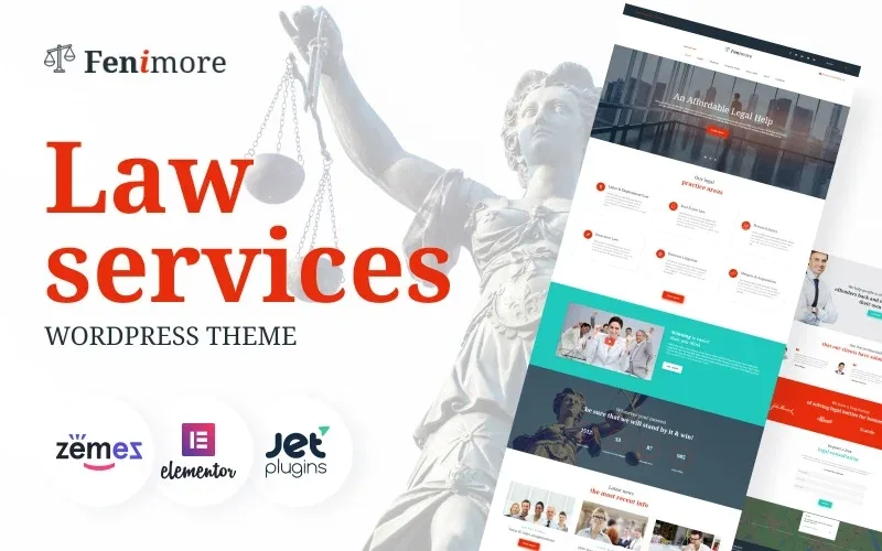 Fenimore – Law Firm WordPress Theme