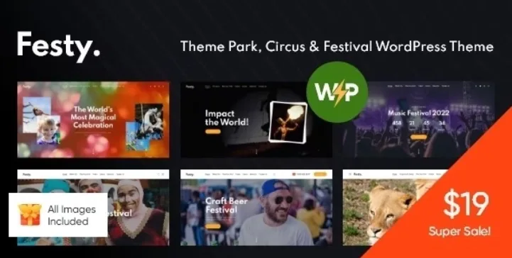 Festy – Theme Park, Circus & Festival WordPress Theme