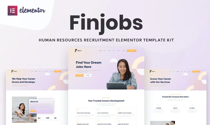 Finjobs – Human Resource Elementor Template