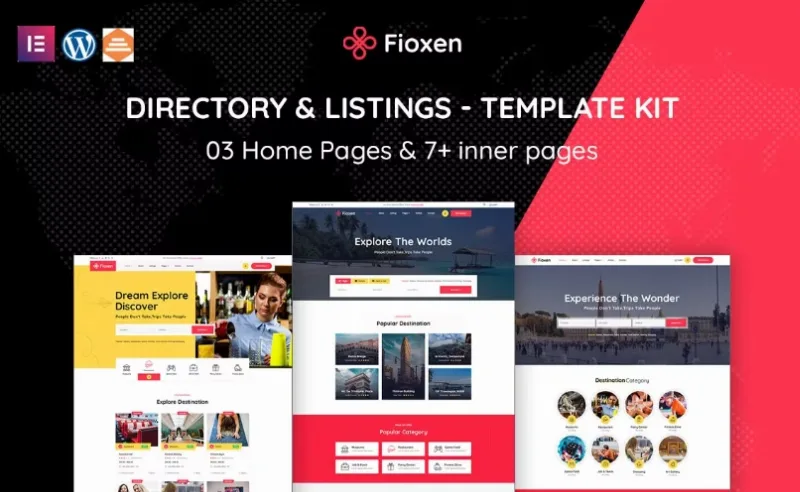 Fioxen – Travel Directory & Listings Elementor Template