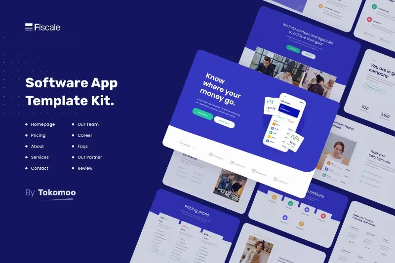 Fiscale | Business & Finance Startup Elementor Template