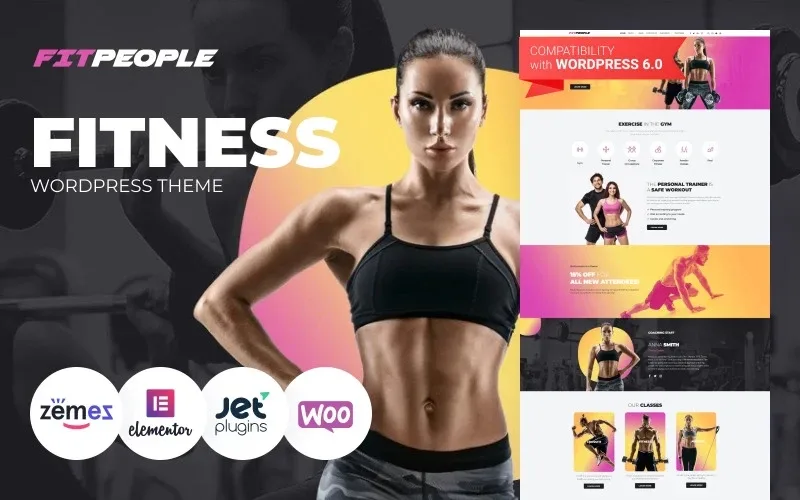 FitPeople – Fitness WordPress Elementor Theme WordPress Theme