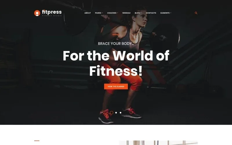Fitpress – Fitness & Gym WordPress Theme