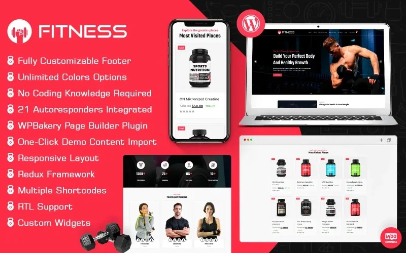 FitX – Gym & Fitness WordPress Theme