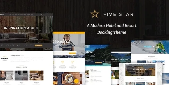 FiveStar – Hotel Booking WordPress Theme
