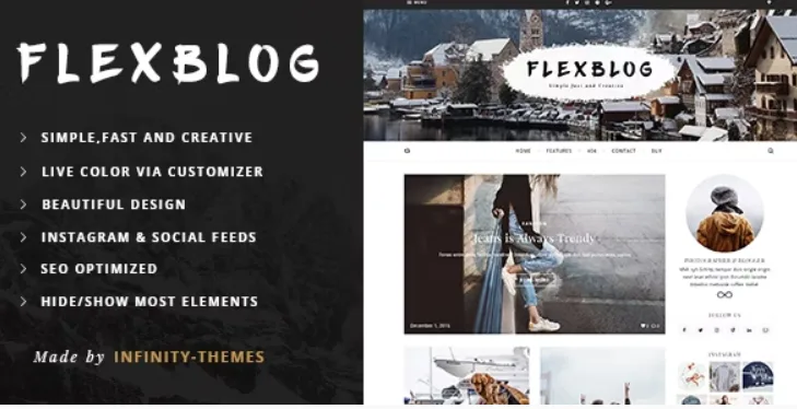 Flexblog – A Personal WordPress Blog Theme