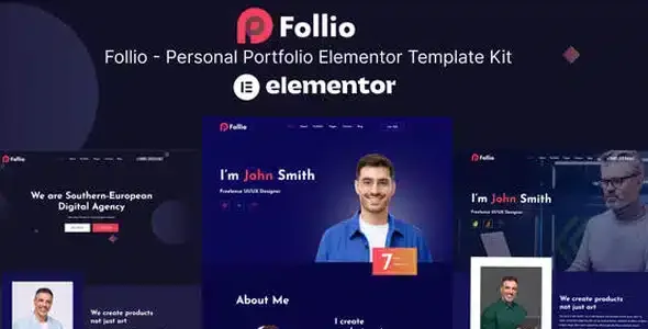 Follio Personal Portfolio Elementor Kit