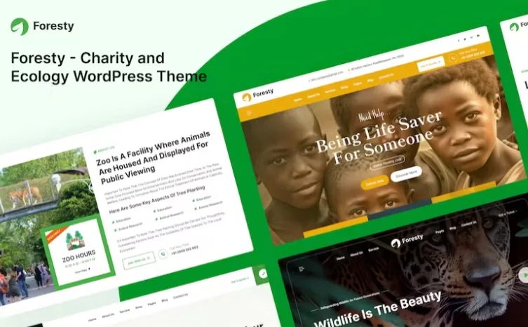 Foresty – Charity and Ecology WordPress Theme