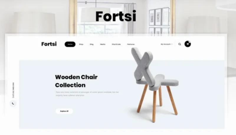 Fortsi – Minimal Furniture Store Elementor WooCommerce Responsive Theme
