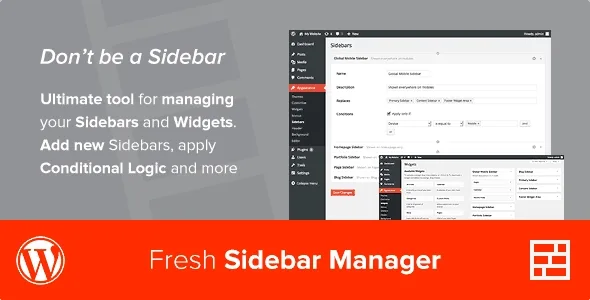 Fresh Sidebar Manager