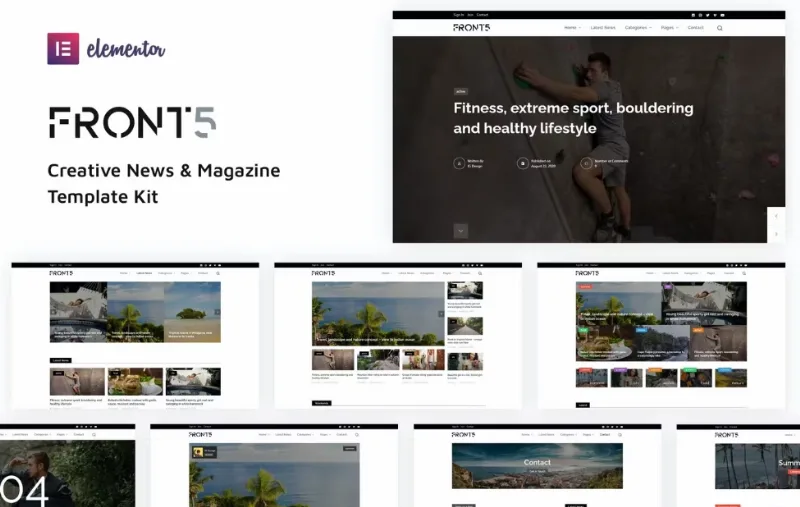 FrontFive – Creative News & Magazine Template
