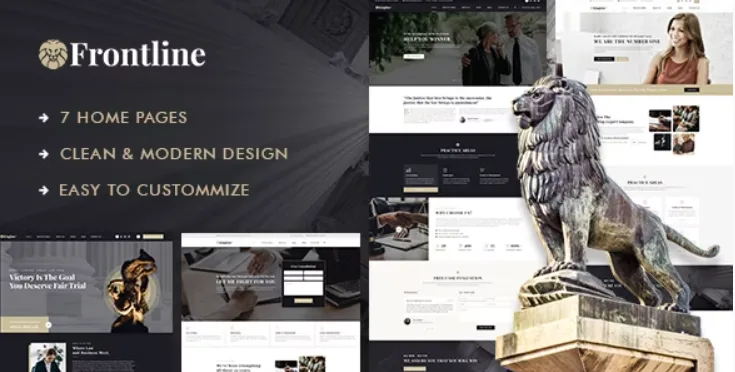 Frontline – Attorney & Lawyer WordPress Theme