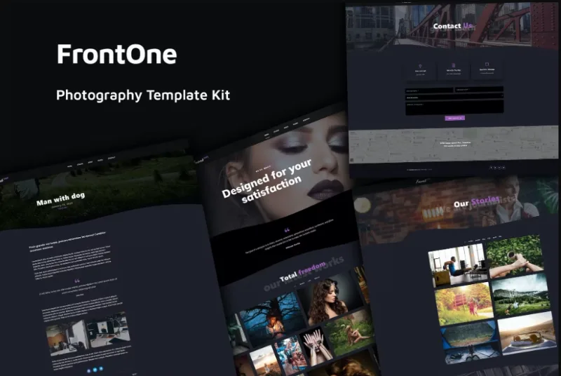 FrontOne – Creative Photography Template