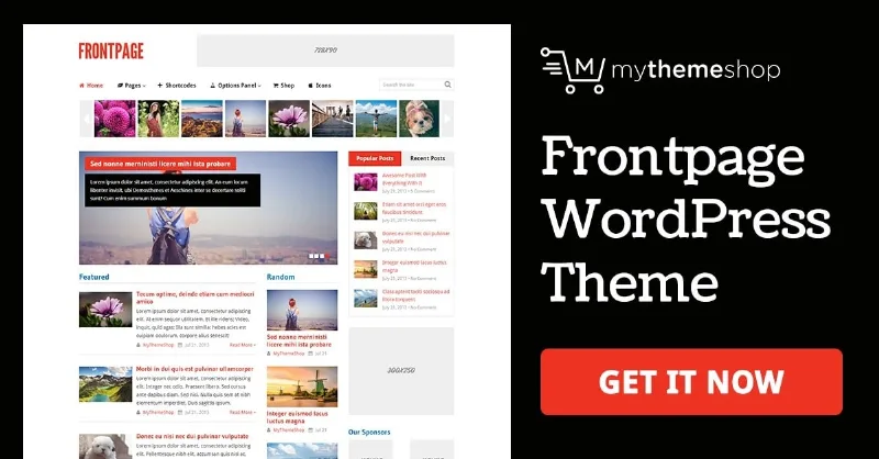 FrontPage – WordPress Theme