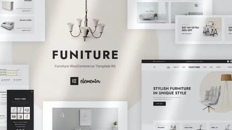 Funiture – Furniture Shop Elementor Template