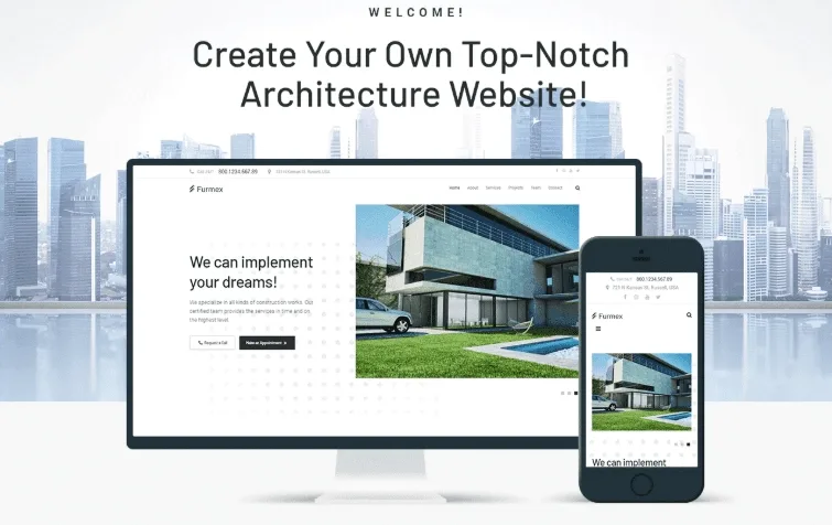 Furmex – Architecture Multipurpose Modern WordPress Elementor Theme