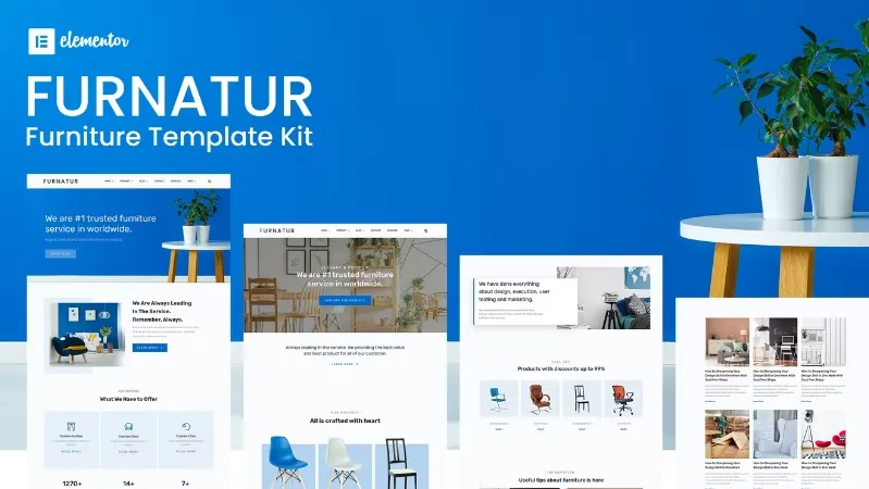 Furnatur – Furniture eCommerce Elementor Template