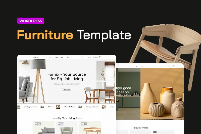 Furnix – eCommerce Store Elementor Pro Template