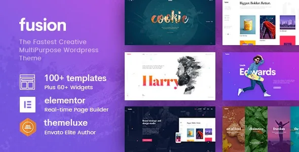 Fusion – Creative Multi-Purpose WordPress Theme
