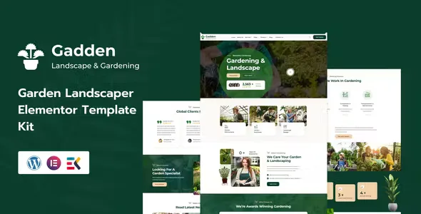 Gadden Garden Elementor Template Kit