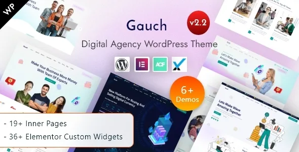Gauch – IT Services & Digital Business Agency Elementor WordPress Theme