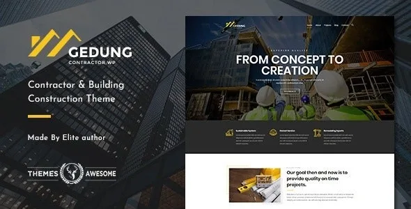 Gedung | Contractor & Building Construction Theme