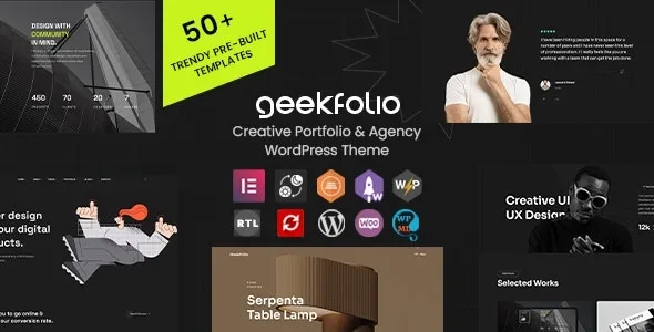 Geekfolio – Elementor Creative Portfolio & Agency WordPress Theme