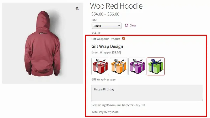 Gift Wrapper for WooCommerce