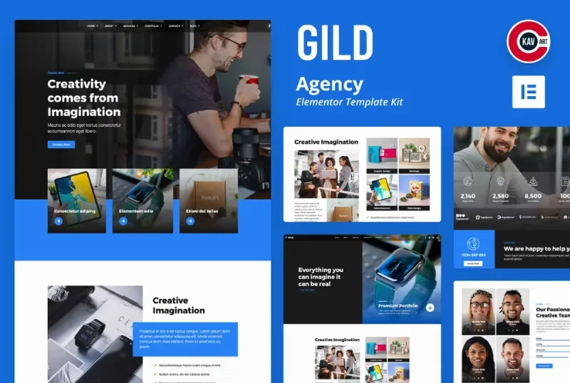 Gild – Agency Elementor Template