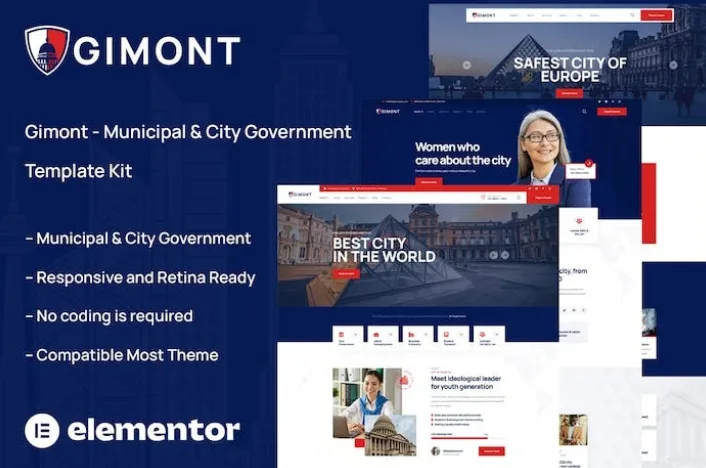 Gimont – Municipal & City Government Template