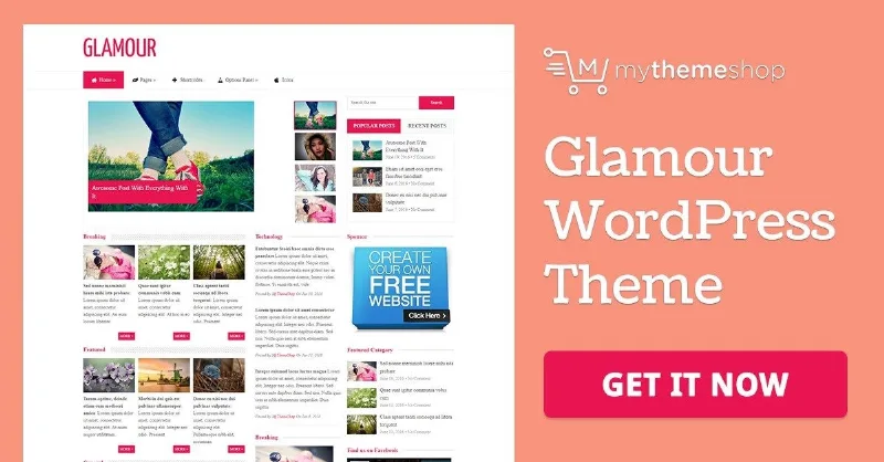 Glamour – WordPress Theme