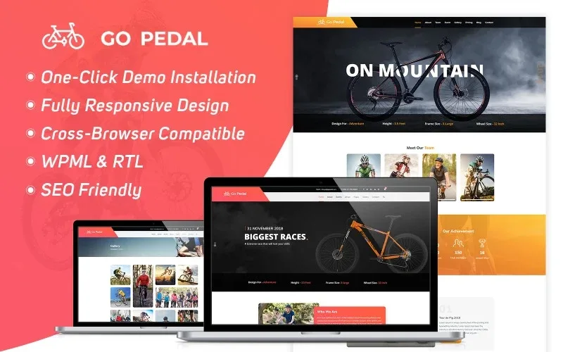Go Pedal – Cycling WordPress Theme