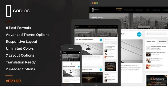 GoBlog – Responsive WordPress Blog Theme
