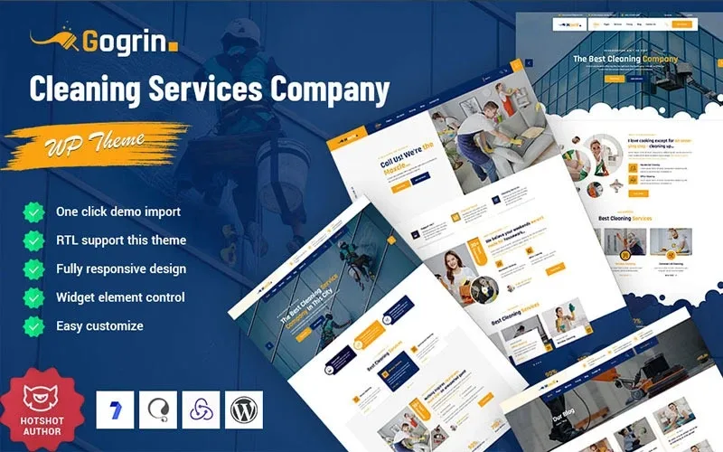 Gogrin – Cleaning Service WordPress Theme