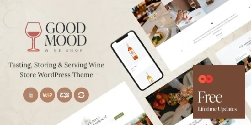 Good Mood – Wine Shop WordPress Theme