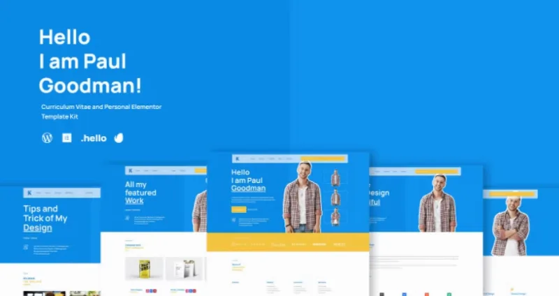 Goodman – Creative Portofolio Elementor Template