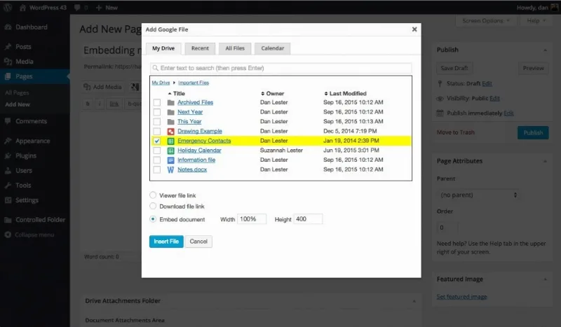 Google Drive Embedder Enterprise