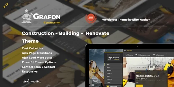 Grafon – Construction Building Renovate Wordpress Theme