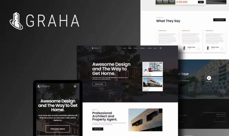 Graha – Real Estate Elementor Template
