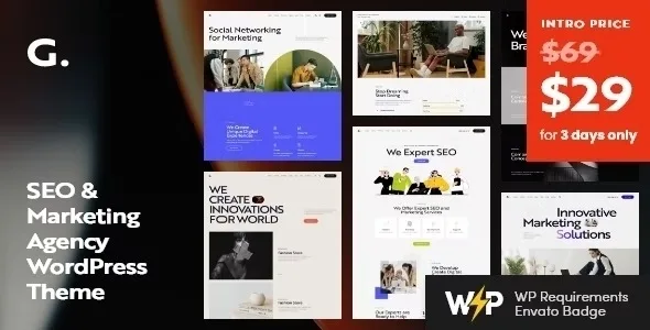 Granola – SEO & Marketing Agency WordPress Theme