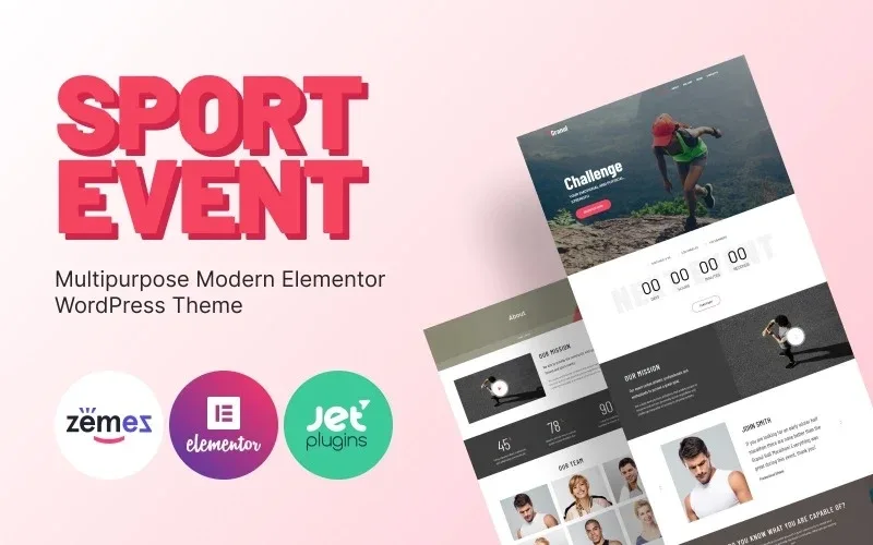 Granul – Sport Event Multipurpose Modern WordPress Elementor Theme WordPress Theme