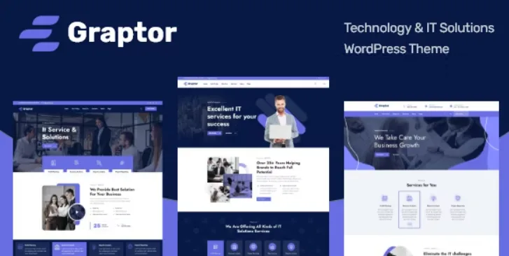 Graptor – Technology & IT Solutions WordPress Theme