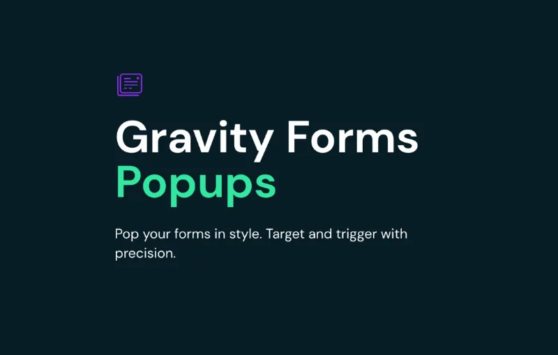 Gravity Forms GP Popups