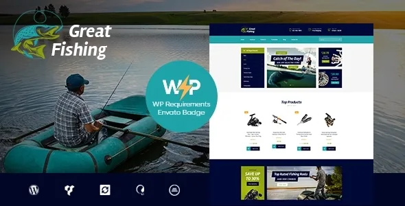 Great Fishing – Fishing & Hunting WordPress Theme