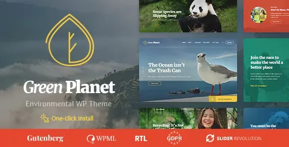 Green Planet Ecology and Environment Theme