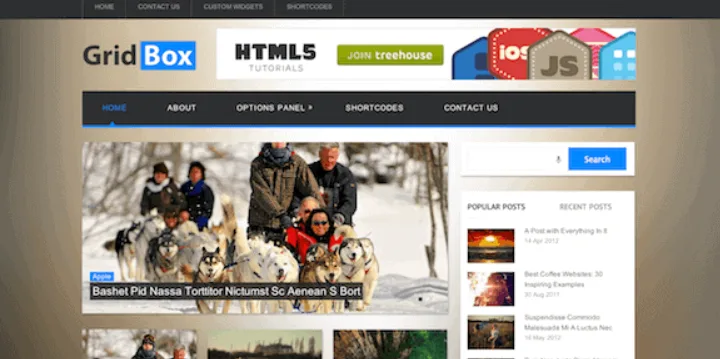 GridBox – Grid-Layout WordPress Magazine Theme 1.2.0