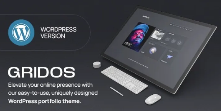 Gridos – Creative Personal Portfolio WordPress Theme