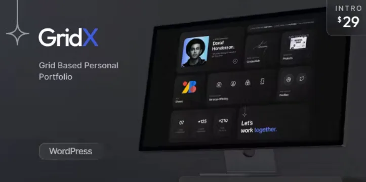 Gridx Personal Portfolio WordPress