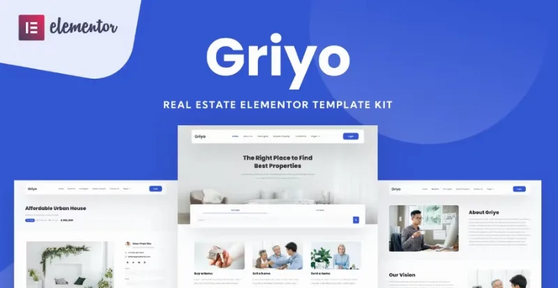 Griyo – Real Estate Elementor Template